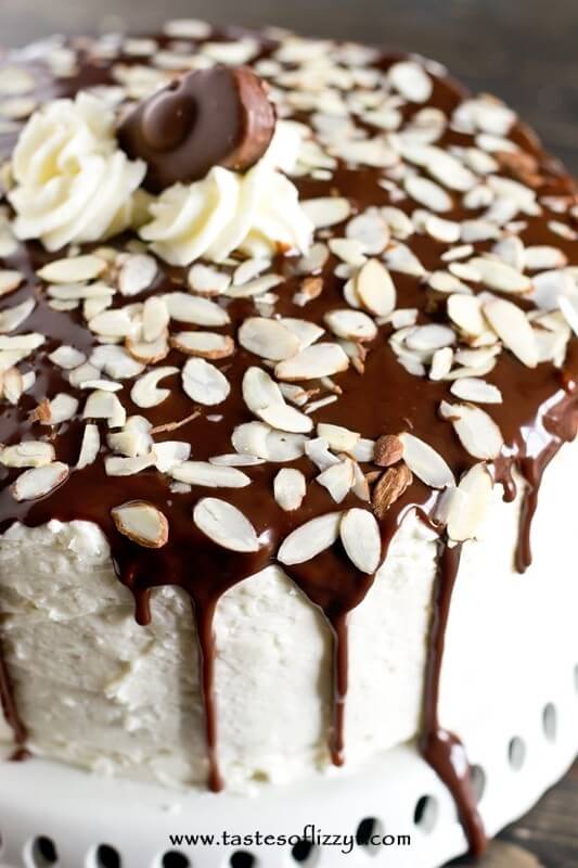 Almond Joy Layer Cake {with Homemade Coconut Buttercream and Chocolate ...