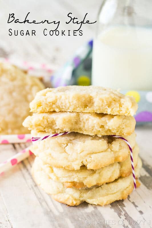 Bakery Style Sugar Cookies {The Best Sugar Cookies Recipe}