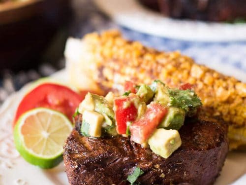 Mexican Steak with Avocado Salsa