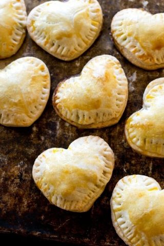 Chicken Hand Pies {Heart Shaped Hand Pies with Chicken & Vegetables}