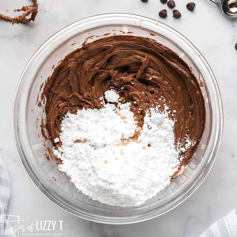 No Bake Nutella Fudge {5 Ingredients!} | Tastes of Lizzy T