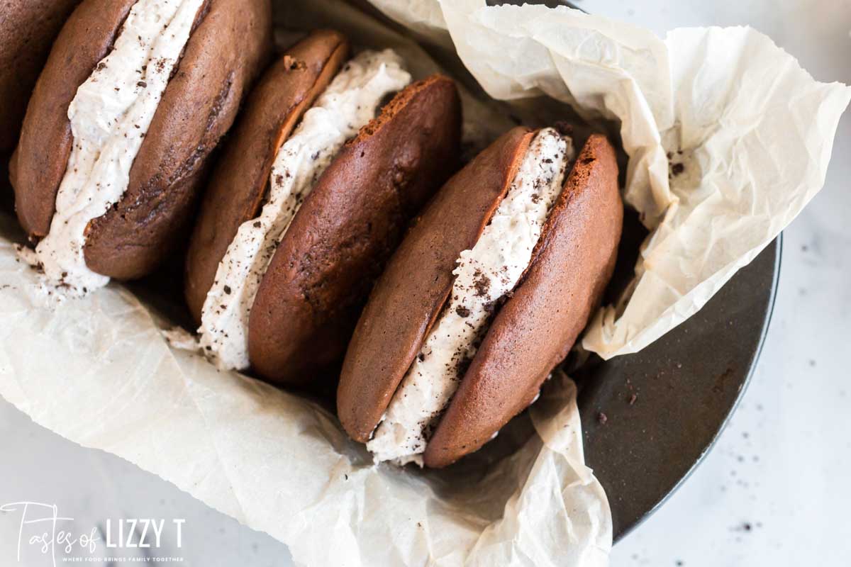 Oreo Whoopie Pies With Oreo Filling Tastes Of Lizzy T