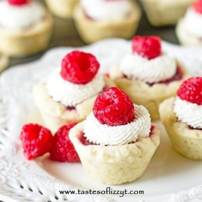 Raspberry Tarts with Mascarpone Cream {Bite Size Dessert Recipe}