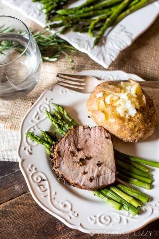 Garlic Herb-Crusted Roast Beef - Tastes of Lizzy T