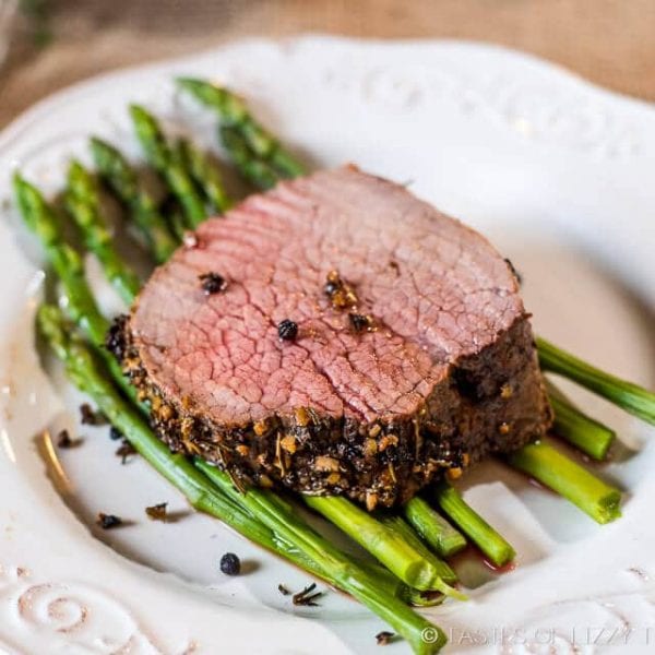 Garlic Herb-Crusted Roast Beef - Tastes Of Lizzy T