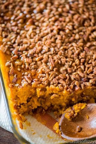 Paleo Sweet Potato Casserole {Healthy Whole30 Thanksgiving Side Dish}