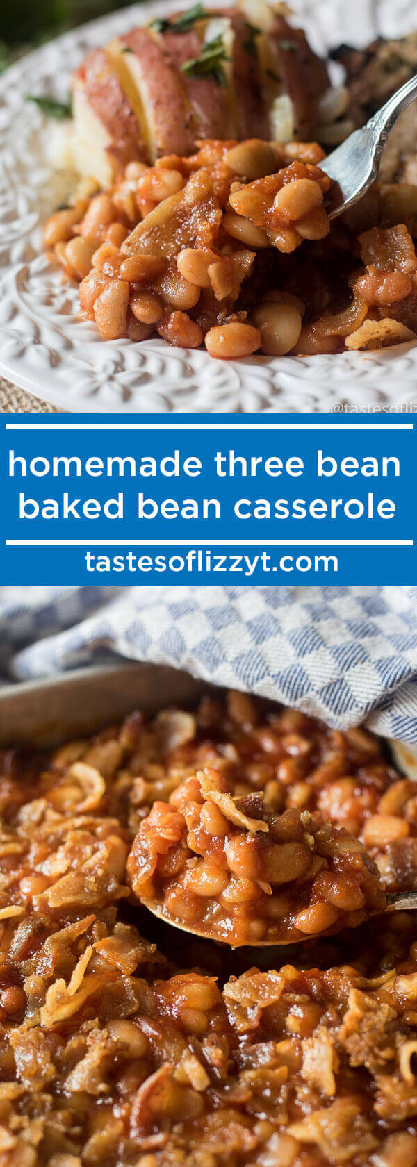 Homemade Three Bean Baked Beans Casserole With Bacon 2168