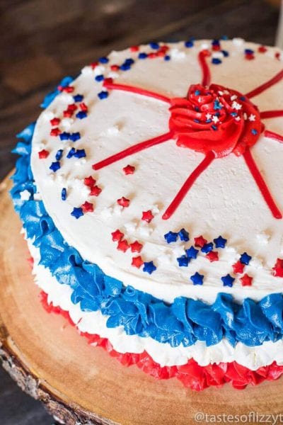 Easy Patriotic Cake {Techniques for a Patriotic Dessert that Kids will ...