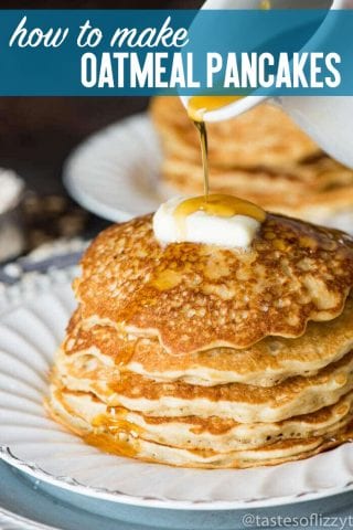 Oatmeal Pancakes Recipe {Thick & Hearty with Sour Cream}