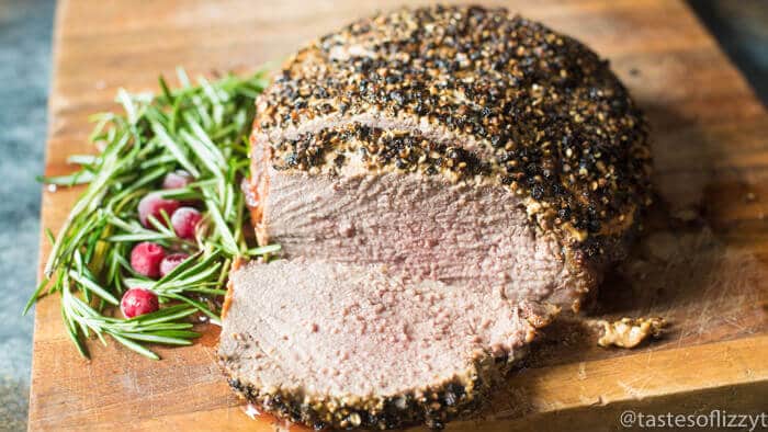 Sirloin Roast Beef With Peppercorn Crusted Top Oven Roasting Tips 