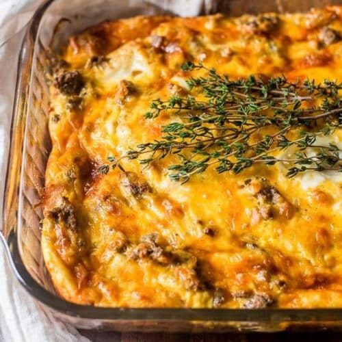 Gluten Free Breakfast Casserole {Using Bacon, Potatoes and Hard Boiled ...