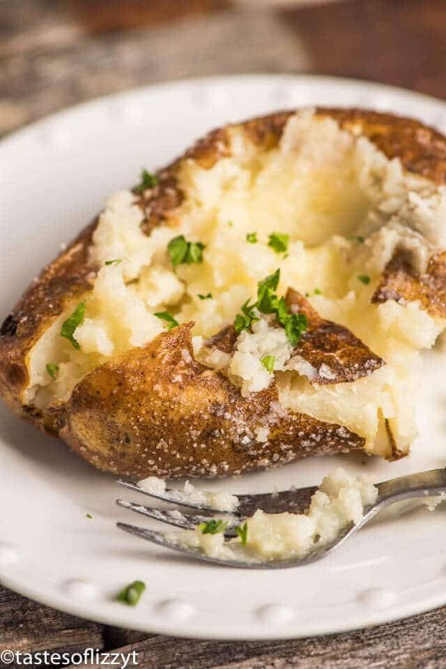 How To Bake A Potato In The Oven - The Best Baked Potato Recipe
