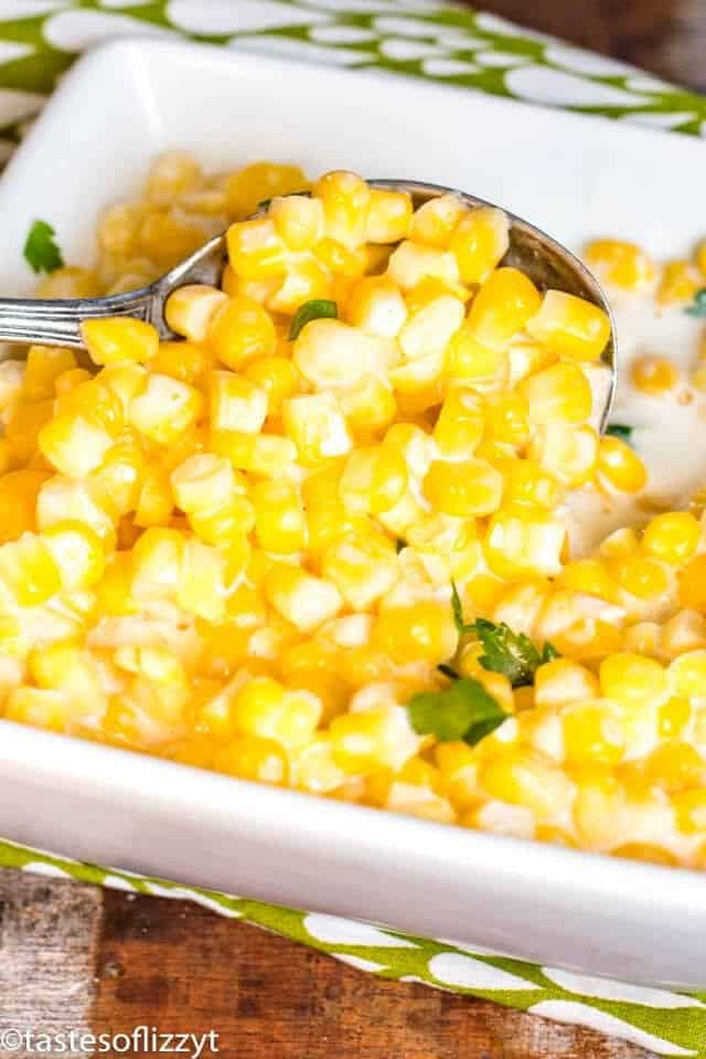 Slow Cooker Creamed Corn Recipe {Easy Side Dish}