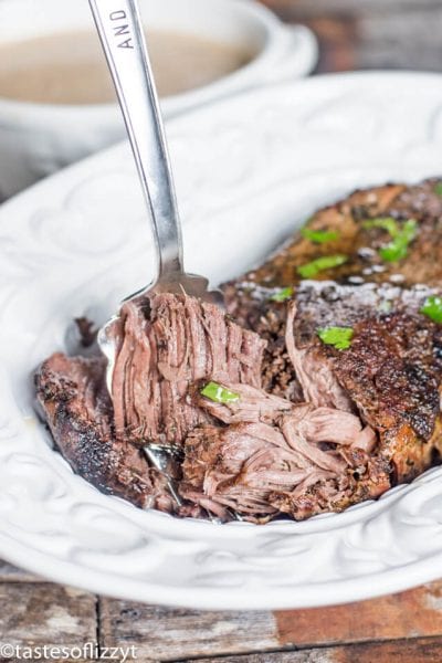 Swedish Pot Roast with Gravy Recipe {Easy Dutch Oven Beef Roast}