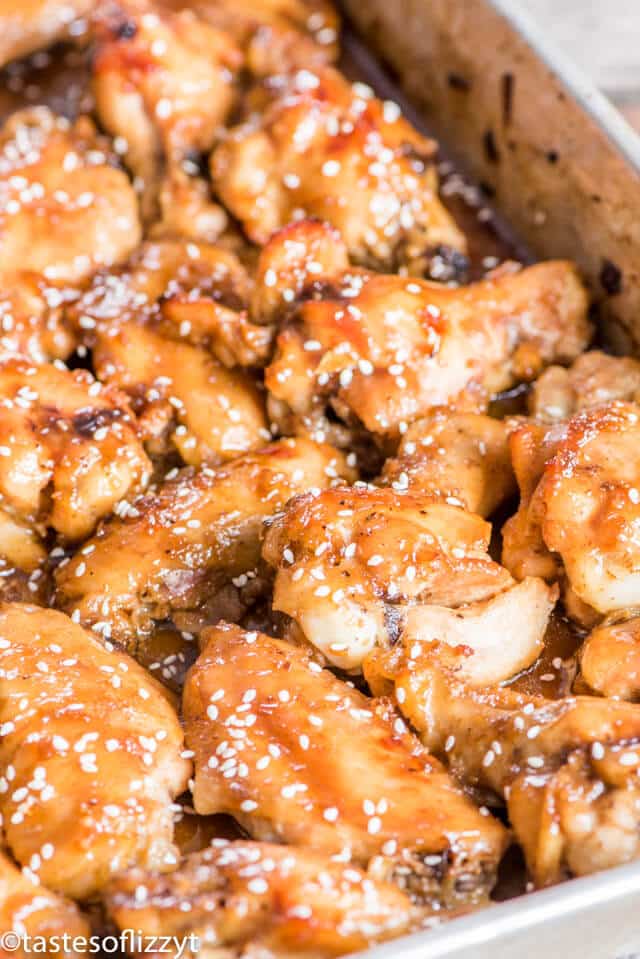 Honey Garlic Chicken Wings {fork Tender Baked Chicken Wing Recipe}