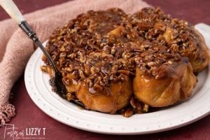 Caramel Pecan Sticky Buns Recipe | Tastes of Lizzy T