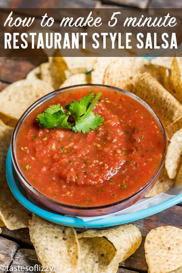 Restaurant-Style Blender Salsa - Cooking with Curls