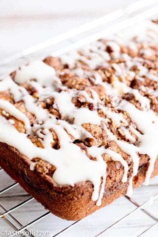 Apple Fritter Bread | simple quick bread recipe - Tastes of Lizzy T