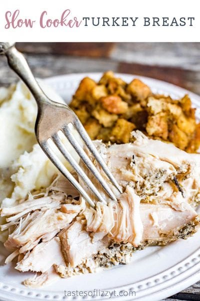 Slow Cooker Turkey Breast {Herbed Turkey in Orange Sauce}