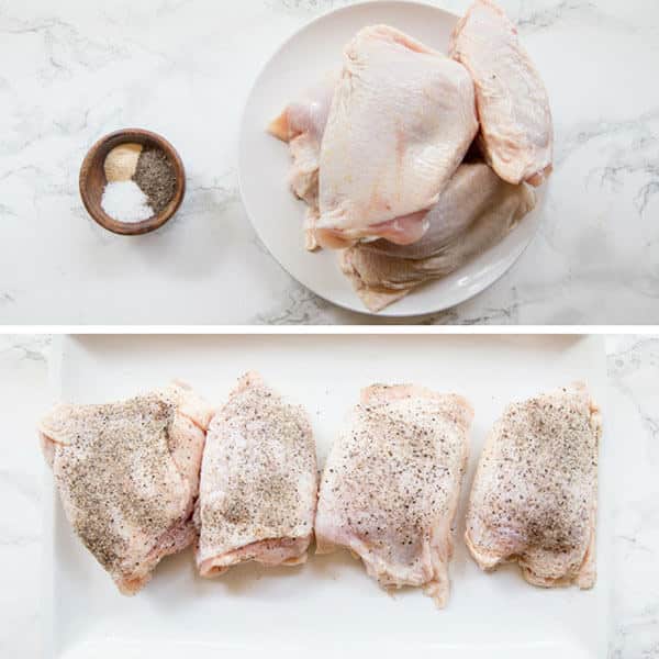 Grilled Chicken Thighs Recipe {Easy Chicken Dinner with White BBQ Sauce}