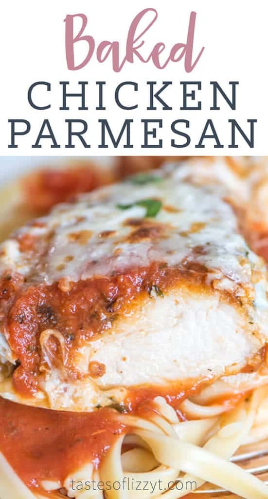 Baked Chicken Parmesan Recipe {Easy Parmesan Crusted Chicken}