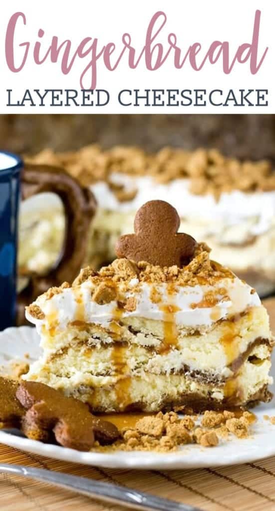 Gingerbread Cheesecake Recipe {Baked Cheesecake with Gingersnaps}