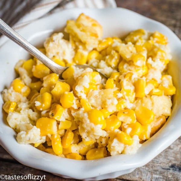 Scalloped Corn Casserole Recipe | Tastes of Lizzy T