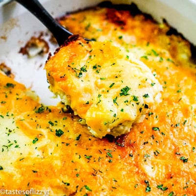 Sage Rosemary Thyme Potatoes Au Gratin {Cheesy Potatoes Side Dish}