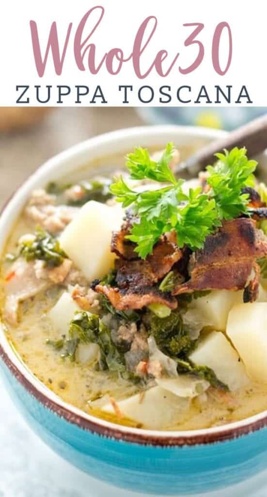 Paleo Zuppa Toscana made in the Slow Cooker {Whole30 Soup Recipe}