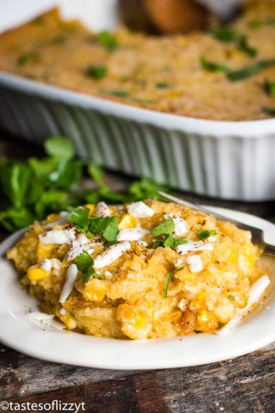 Mexican Street Corn Casserole Recipe | Tastes of Lizzy T