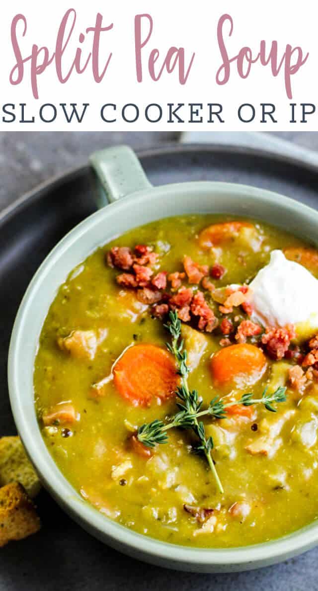 Crockpot Split Pea Soup - Family Fresh Meals