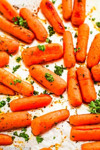 Roasted Carrots Recipe {Easy Honey Glazed Carrots Side Dish}