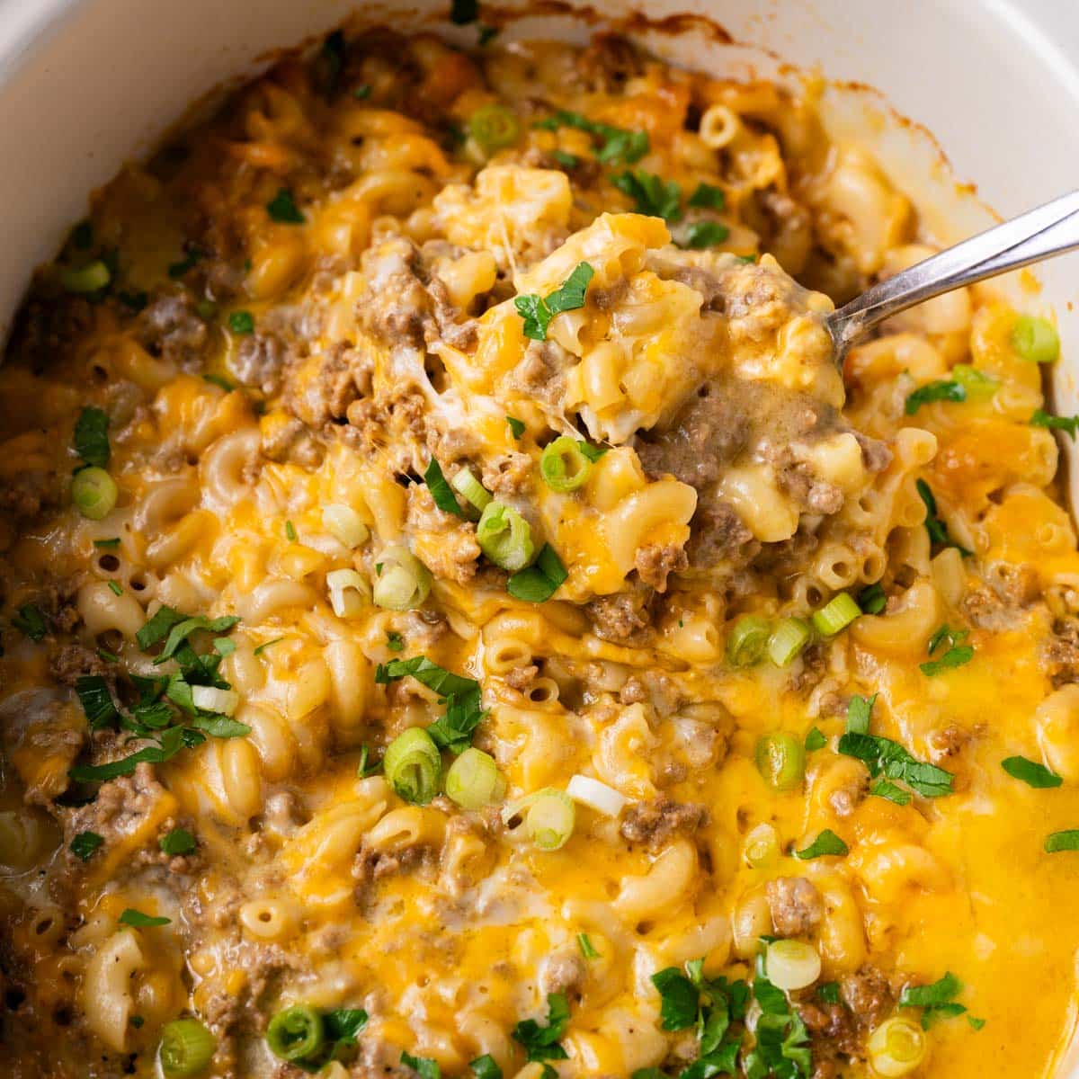 Slow Cooker Hamburger Helper