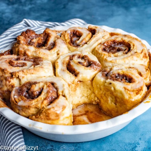 Easy Cinnamon Rolls Recipe {No Yeast - Ready in 1 Hour}