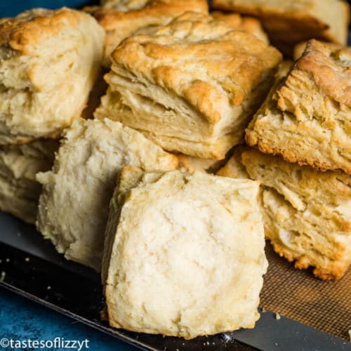 Buttermilk Biscuits {Amish Style Easy Homemade Biscuit Recipe}