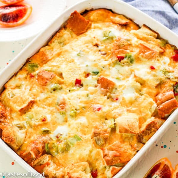 Breakfast Egg Bake with Tomatoes and Zucchini | Tastes of Lizzy T