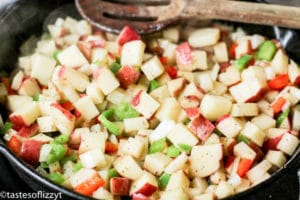 Potatoes O'Brien Recipe With Peppers And Onions {Breakfast Potatoes}