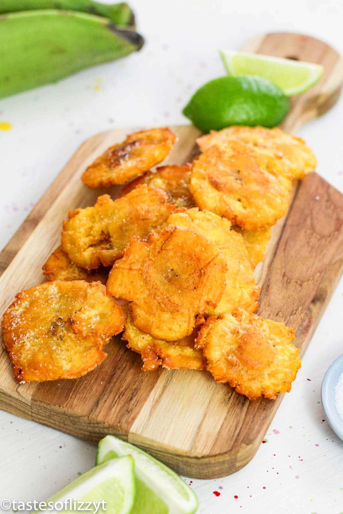 Fried Plantains Recipe {How to Make Tostones / Double Fried Plantains}