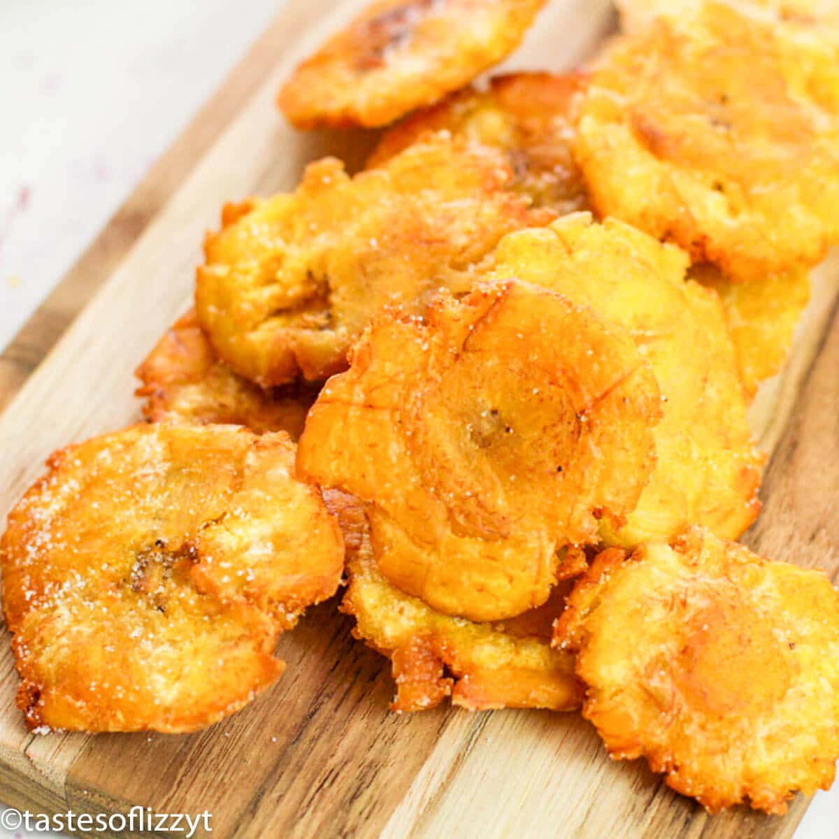 Fried Plantains Recipe {How to Make Tostones / Double Fried Plantains}