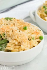 Leftover Turkey Casserole with Noodles, Vegetables and Cheese