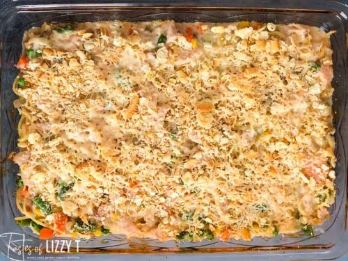 Turkey Tetrazzini Recipe {Easy Turkey Casserole with Homemade Sauce}