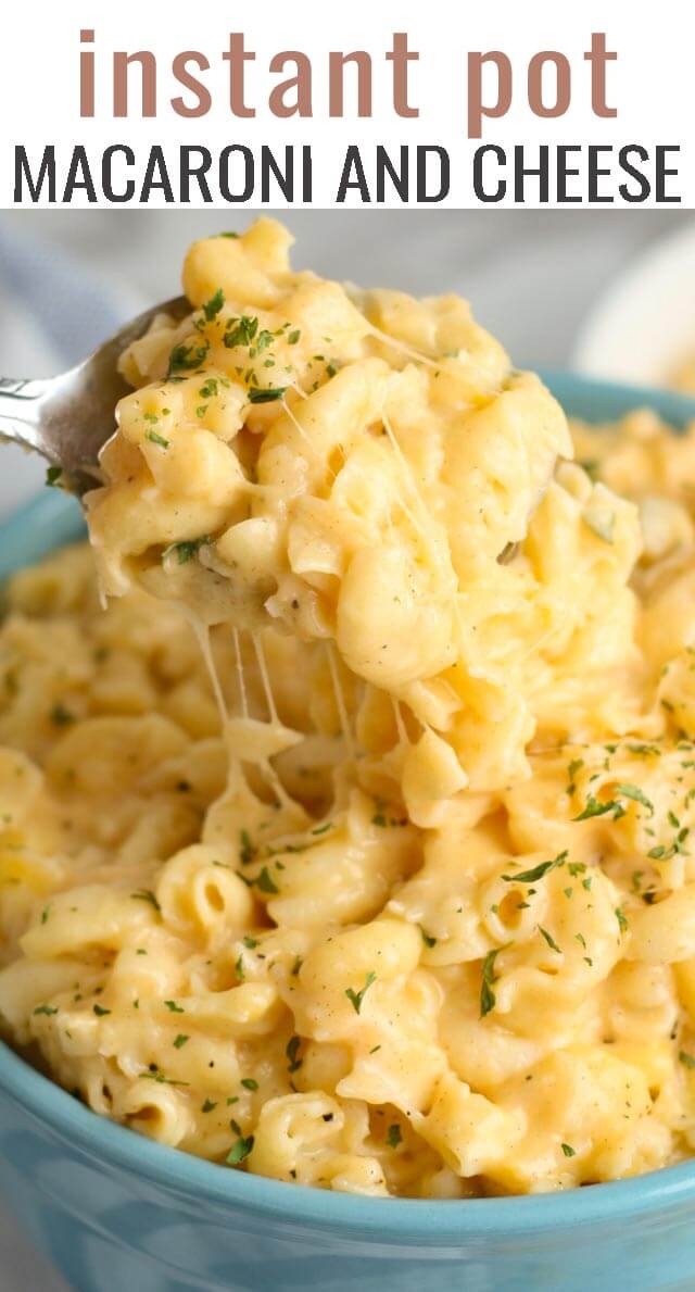 Instant Pot Mac and Cheese {Extra Creamy 3 Cheeses} - Tastes of Lizzy T