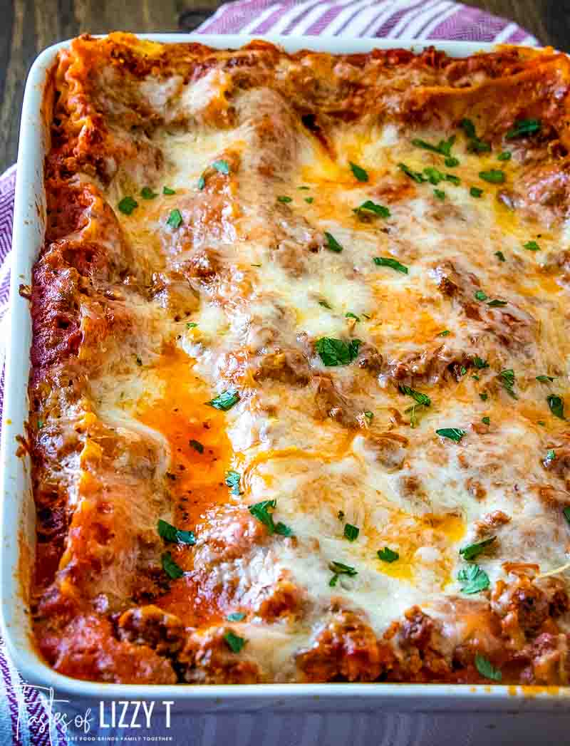 Easy Lasagna Recipe (No Need to Boil the Noodles!)