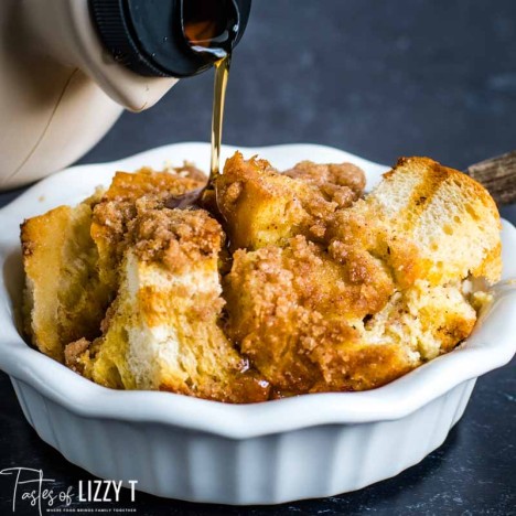 French Toast Casserole Recipe {With Cinnamon Sugar Streusel Topping}