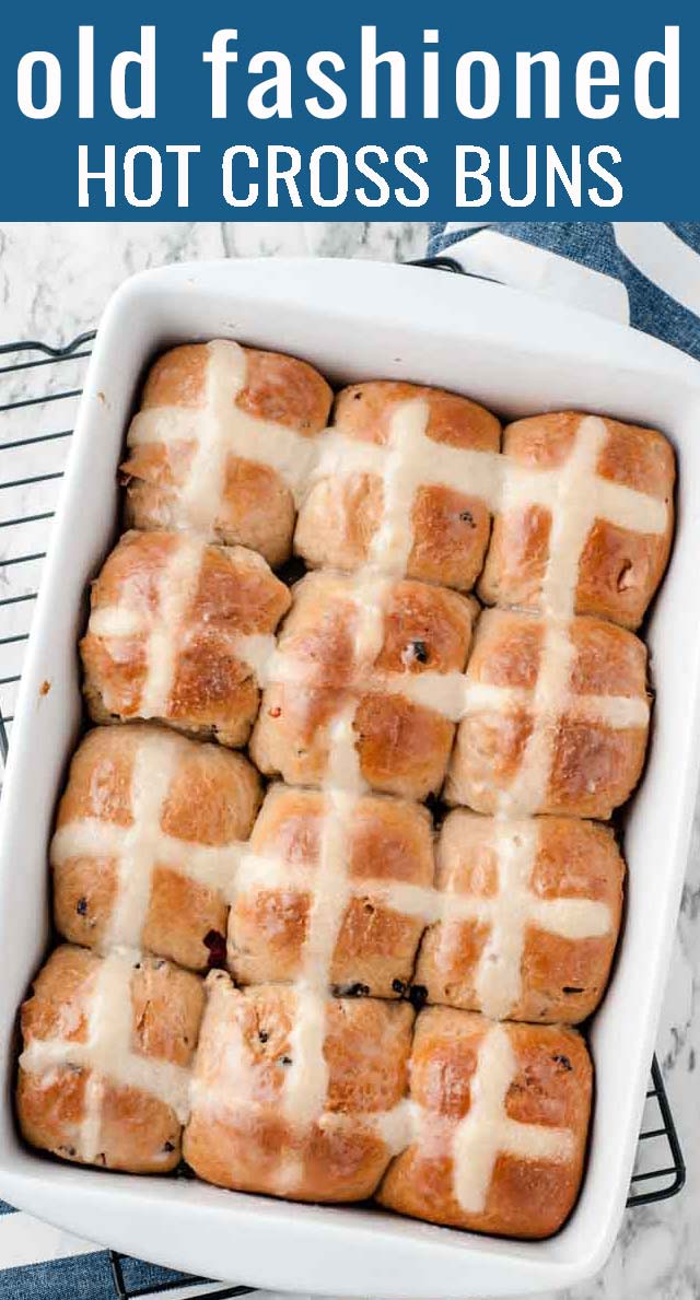 Hot Cross Buns Recipe {A Traditional Recipe} - Tastes of Lizzy T