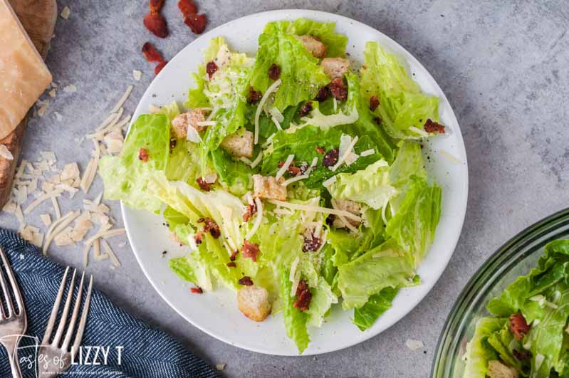 How to Make Caesar Salad at Home | Tastes of Lizzy T