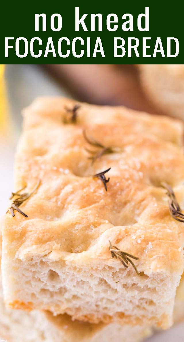 No Knead Focaccia Bread Recipe | Tastes Of Lizzy T