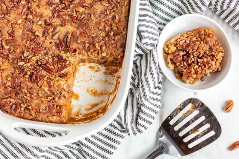 Pecan Pumpkin Dump Cake Recipe | Tastes of Lizzy T