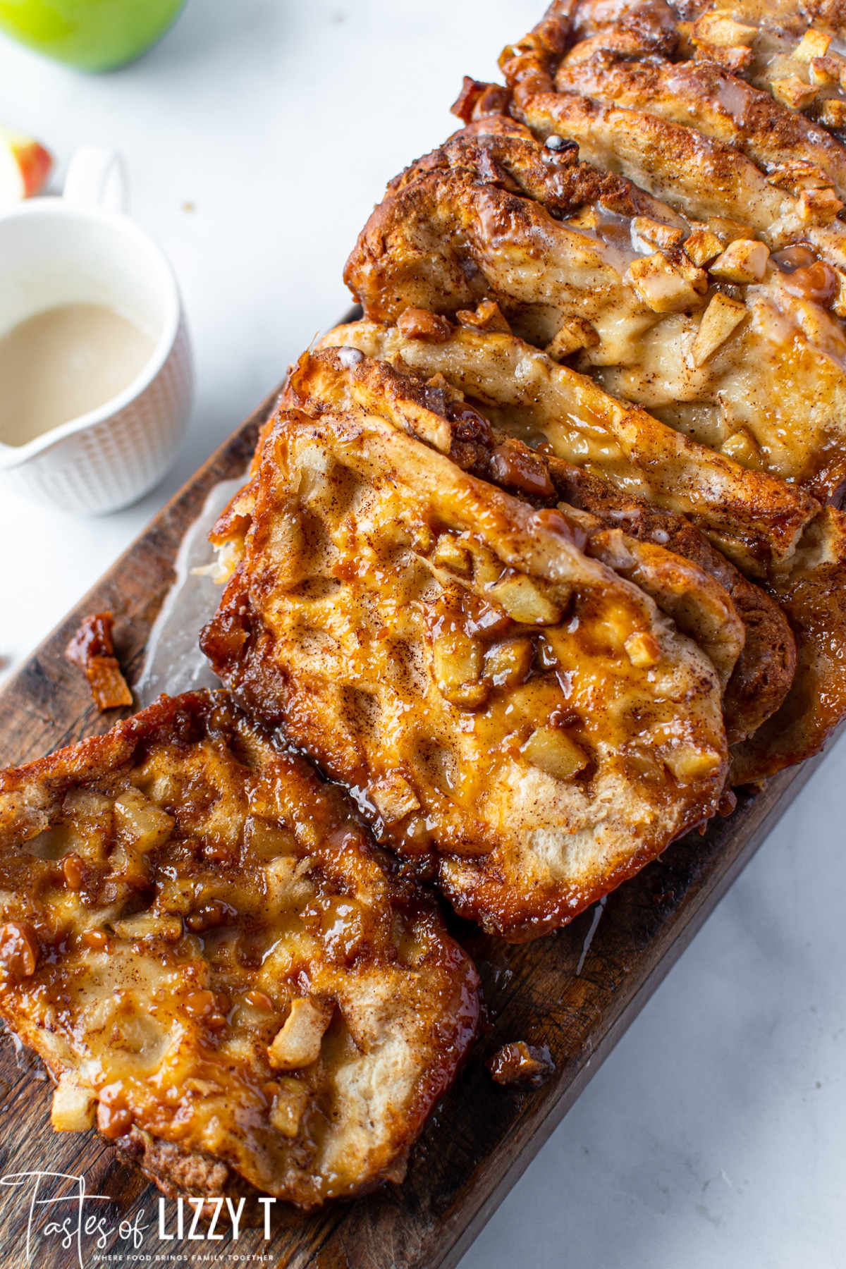 Caramel Apple Pull Apart Bread Recipe Tastes Of Lizzy T