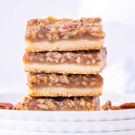 Pecan Pie Bars {Pecan Slab Pie for a Crowd} | Tastes of Lizzy T